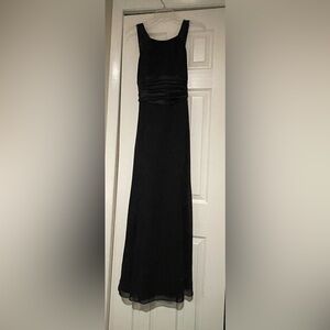David’s Bridal Black Bridesmaid Dress